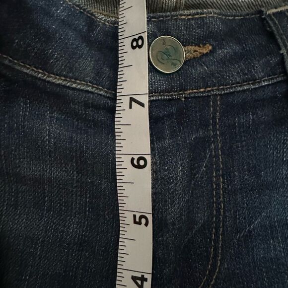 Paige Jeans Womens 29 Blue Premium Denim Hollywood Hills Low/Mid Rise Bootcut - Picture 5 of 9